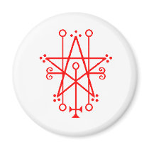 Astaroth Demon Sigil Gothic magnet