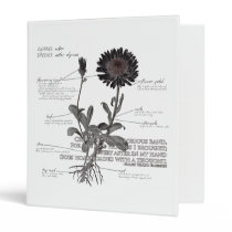Aster Flower Diagram Binder binders
