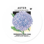 Aster, Giant Branching Lavendar, Roudabush's Seed  stickers