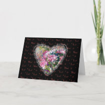 Aster Heart Valentine Love Romance Neovictorian cards
