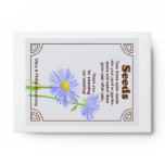 wedding, wedding reception, seeds, seed envelopes,