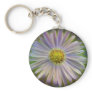 Aster Tataricus Flower With Energy Aura Keychain