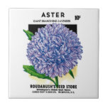 Aster Vintage Seed Packet Tiles