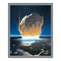 Asteroid Collision Poster posters by orglioness Asteroid Collision Poster posters