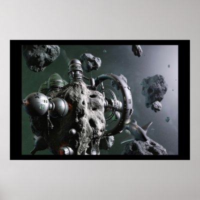 Asteroid Poster by Drakath