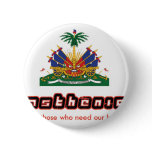 AstheniA "Support Haiti" T-shirt Button