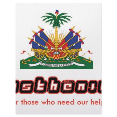 AstheniA "Support Haiti" T-shirt Personalized Letterhead by AstheniA