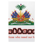 AstheniA "Support Haiti" T-shirt Custom Stationery