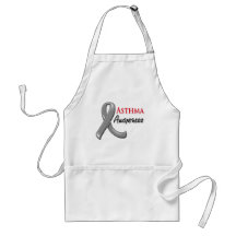 Asthma Awareness Ribbon Aprons