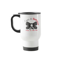 Asthma Butterfly I Am A Survivor Mugs