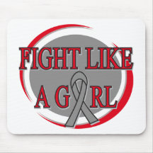 Asthma Fight Like A Girl Circular Mousepads