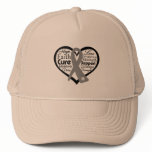 Asthma Heart Ribbon Collage Trucker Hats