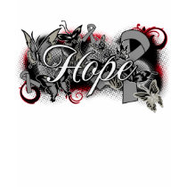 Asthma Hope Garden Ribbon Tee Shirts