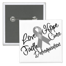 Asthma Love Hope Determination Button