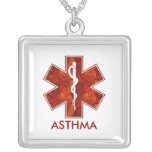 Asthma Medical   Necklace: Customizable