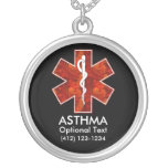 Asthma Medical   Necklace: Customizable