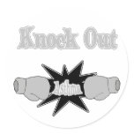 Asthma Round Stickers