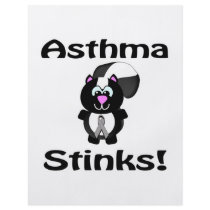 Asthma Stinks Skunk Awareness Design Full Color Flyer