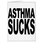 Asthma Sucks Greeting Card