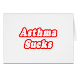 Asthma Sucks Greeting Card