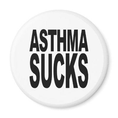 Asthma Sucks Refrigerator Magnets by MyShirtSucks
