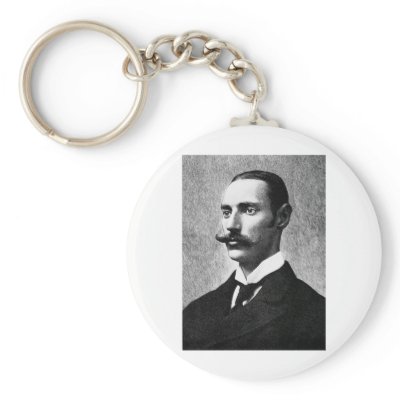 Astor IV ~ John Jacob Capitalist Inventor Keychain by fotoshoppe