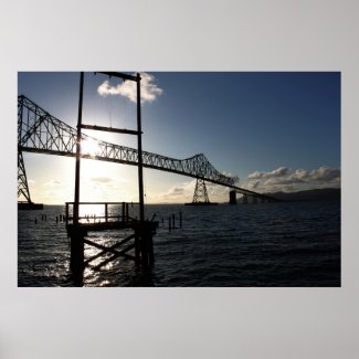 Astoria-Megler Bridge As A sun Catcher print