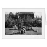Astoria, Oregon Indian War Dance at Centennial Greeting Cards