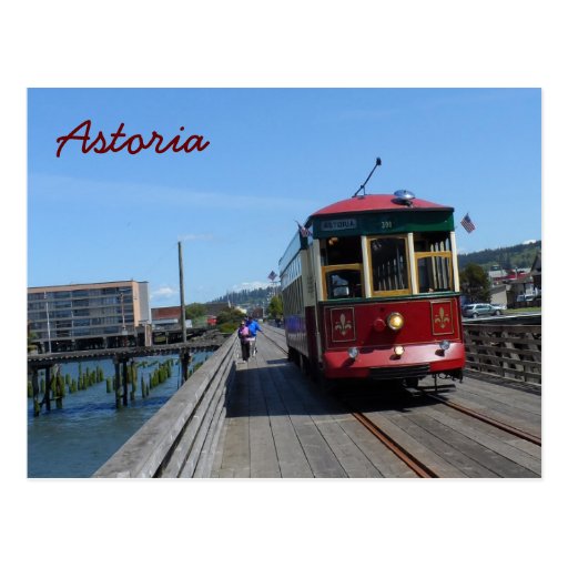 Astoria Riverfront Trolley Postcard | Zazzle Astoria Riverfront Trolley Postcard | Zazzle