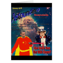 Astounding Scandals Magazine -  Uncle Sam Doomed? cards