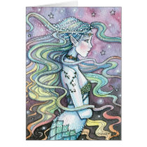 Astra Celestial Mermaid Art Card Notecard