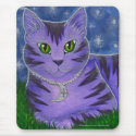 Astra Celestial Moon Star Cat Fantasy Art Mousepad mousepad