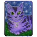 Astra Celestial Moon Stars Cat Fantasy Art T Shirt by TigerpixieArt Astra Celestial Moon Stars Cat Fantasy Art T Shirt