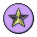 Astra Metallica Lavender Refrigerator Magnet
