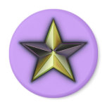 Astra Metallica Lavender Refrigerator Magnet