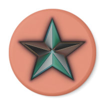 Astra Metallica Tangerine magnets by JaZilla Astra Metallica Tangerine magnets