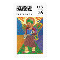 Astral Angel postage by ChrisDyer Astral Angel postage