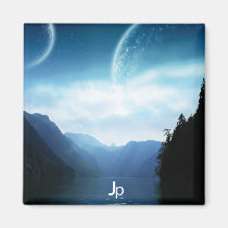 Astral Dawning Square Magnet magnets