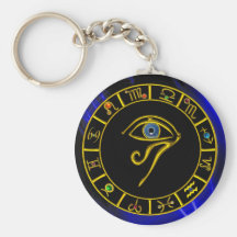 ASTRAL EYE / BLUE TALISMAN KEYCHAINS