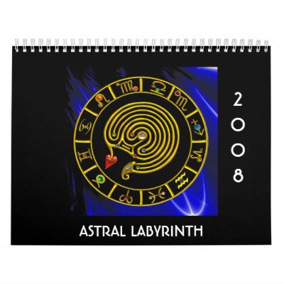 ASTRAL LABYRINTH CALENDARS by bulgan_lumini