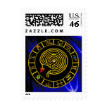 ASTRAL LABYRINTH POSTAGE STAMP