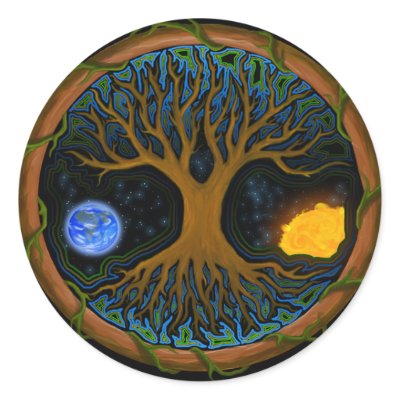 Astral Tree of Life - Sticker by LeahMcNeir