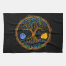 Astral Tree of Life Towels