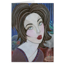 'Astrid' greeting card