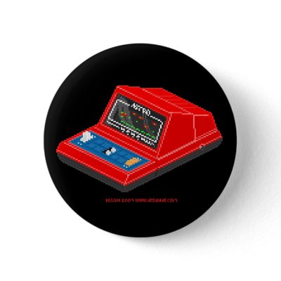 Astro Blaster Badge 2 Button by atombat