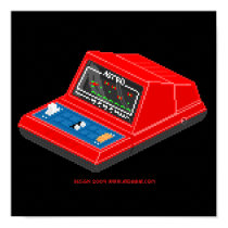 Astro Blaster Print 2 by atombat Astro Blaster Print 2