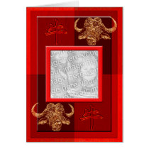Astro chinese ox template cards