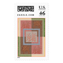 astro chinese pig stamp
