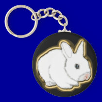 astro chinese rabbit keychains