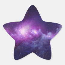 astro púrpura colcomanias forma de estrella personalizadas